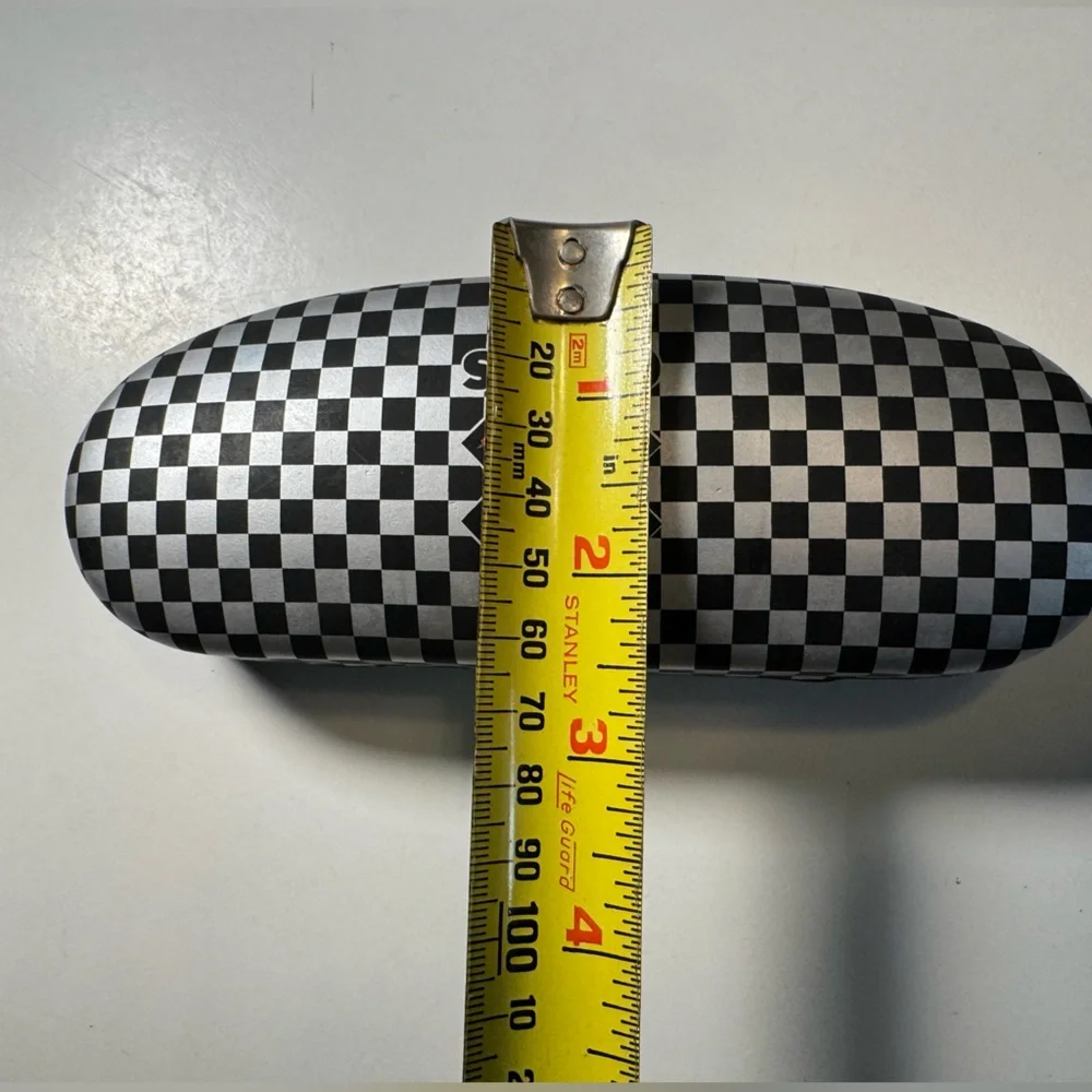 X Games Skate Retro Checkered Eyewear Sunglasses Hard Case